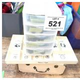 PLAY MONEY, MONEY DRAWER, WOOD BOX