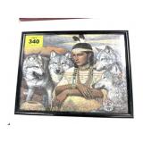 FRAMED PUZZLE INDIAN