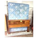 QUEEN SIZE BED - HEADBOARD, FRAME, MATTRESS & SPRS