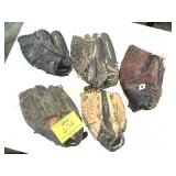 ASSORTED SOFTBALL MITTS