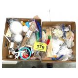 2 BOXES OF CRAFT SUPPLIES