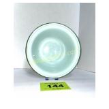 GREEN ENAMELED KITCHEN BOWL