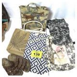 ASSORTED BAGS AND SUMMER BAGS / BIRKS SANDLES