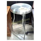 COMMERCIAL STAINLESS STEEL WORK STOOL