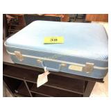 VINTAGE BLUE SUITCASE