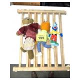 BABY GATE AND STUFFED ANIMALS - MUPPETS