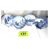 AMERICAN BLUES NATIVE AMERICAN PLATES BY PERILLO