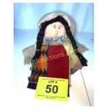 INDIAN TRADE BLANKET DOLL 'LITTLE PEOPLE'