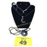 TWO CHOKER NECKLACES