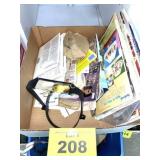 BOX W PATTERNS AND MAGNIFYING GLASS HEADSET