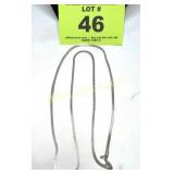 LONG SILVER COLORED NECKLACE