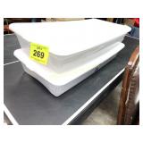 TWO STORAGE TOTES