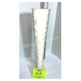 TALL WHITE VASE 19'