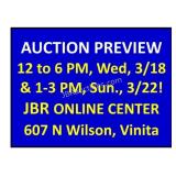 COME VIEW ITEMS IN PERSON