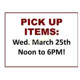 PICK UP YOUR PURCHASES