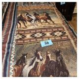 THROW WITH HORSES