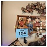 WOOD SHELF CONTENTS