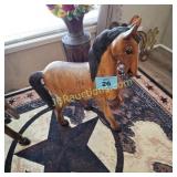 30' TALL WOOD HORSE