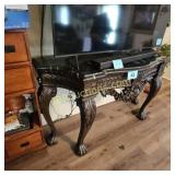 ORNATE CONSOLE TABLE 66'W X 38'T X 22' DEEP