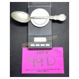 .61 OZ APPROX .925 STERLING OLD MISSION LOS ANGELS