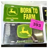 JOHN DEERE LICENSE PLATES
