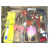 TOOLS: BOLT CUTTERS, PLIERS, CUTTERS, ETC