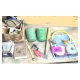 METAL TOE GUARDS, PIPE BENDER, MULTI PLUG, CD'S, C