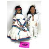 CROCHET INDIAN DOLLS