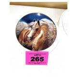 DANBURY MINT HORSE PLATE - NOBLE AND FREE