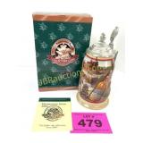 BUDWEISER 1999 MEMBERSHIP STEIN COLLECTORS CLUB