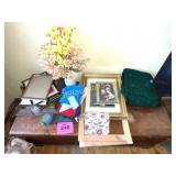 AFGHAN, PICTURES, FRAMES, ETC.