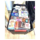 LARGE TOTE FULL OF BOOKS