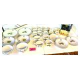 JOHN DEERE DISHES BY GIBSON LARGE SET