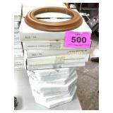 (12) WOOD ROUND COLLECTOR PLATE FRAMES