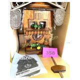 GERMAN JOHN DEERE CUCKOO CLOCK ORIGINAL BOX