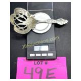 .83 OZ APPROX .925 STERLING SILVER SERV SPOON