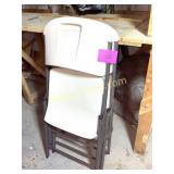 2 LIFETIME FOLDING CHAIRS
