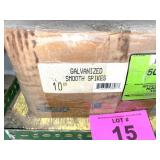 50LB GALVANIZED SMOOTH SPIKES 10'