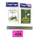 JOHN DEERE METAL LIGHT SWITCH COVERS