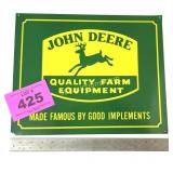 JOHN DEERE METAL SIGN