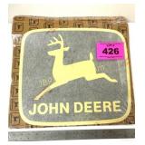 LARGE JOHN DEERE EMBLEM / WINDOW STICKER