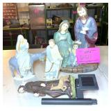 RELIGIOUS FIGURINES, SOLAR LIGHT