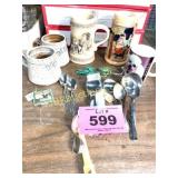 CUPS, SILVERWARE, STEIN