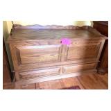 CEDAR  CHEST W DRAWERS