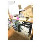 CONTENTS OF SHELF - X RAY VIEWERM HARDWARE BIN ETC