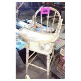 ANTIQUE HIGH CHAIR