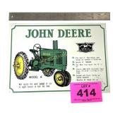 JOHN DEERE SIGN