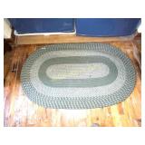 OVAL GREEN RUG