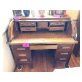 ANTIQUE ROLL TOP DESK