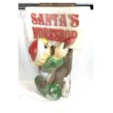 SANTAS WORKSHOP BLOW MOLD LIGHT - SEE PICS